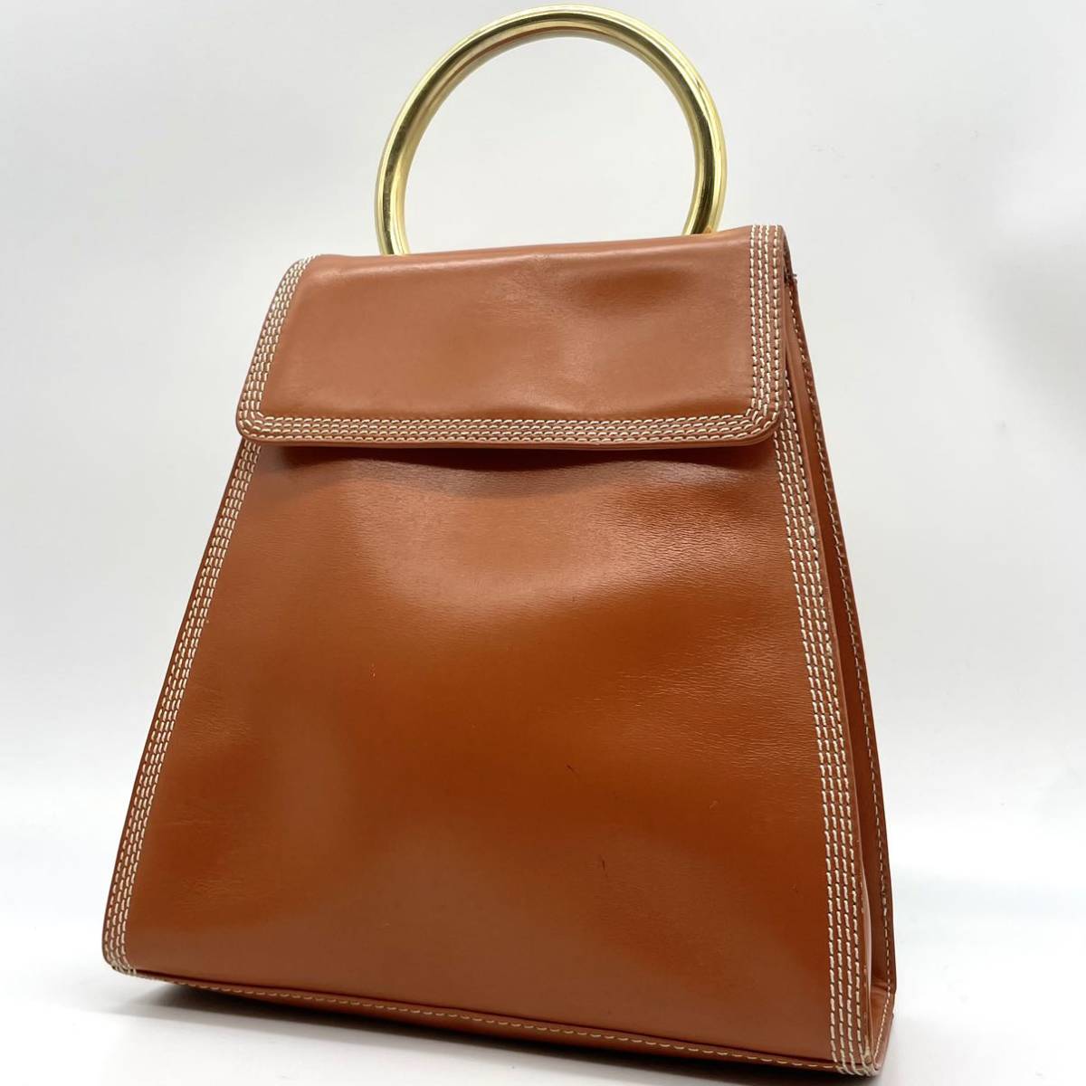 数量限定，定番人気 1円〜 ロエベ LOEWE ハンドバッグ ゴールド金具 