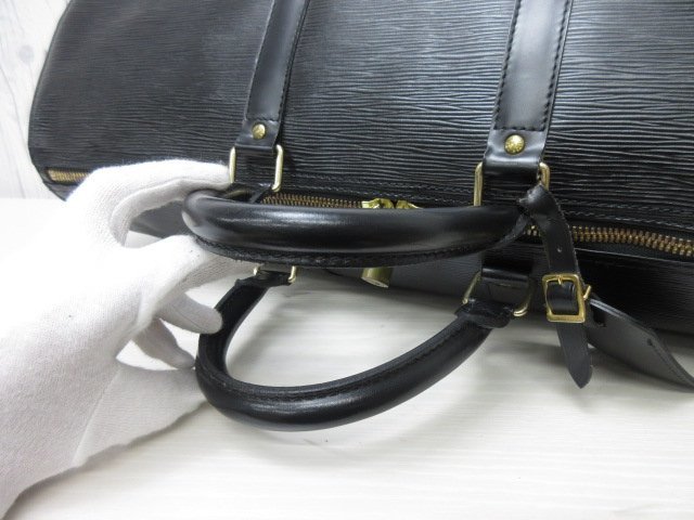 極美品 LOUIS VUITTON ルイヴィトン エピ キーポル50 ノワール