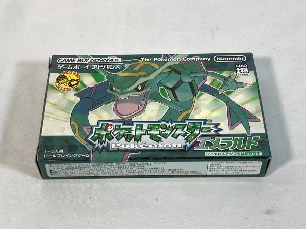 【中古品】ポケットモンスター　エメラルド　中古　GBA　ゲームボーイアドバンス　ポケモン ニンテンドー 任天堂 箱説付　GA1-LP-8HA029