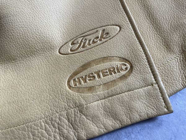 HYSTERIC GLAMOUR◇初期アーカイブ◇90年代当時物◇鹿革レザーロック 