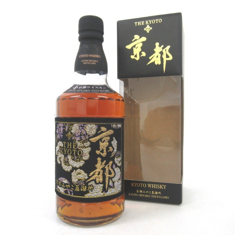 ウイスキー 京都酒造 京都 西陣織ラベル 黒 700ml