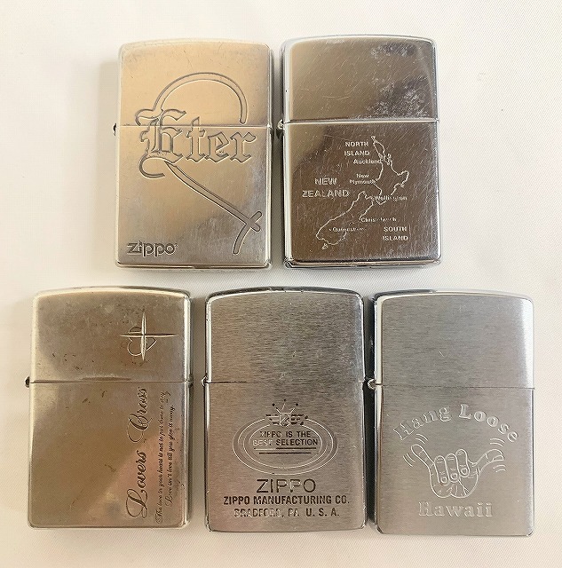 ZIPPO ジッポ 5点まとめて ジャンク品含む オイルライター 中古