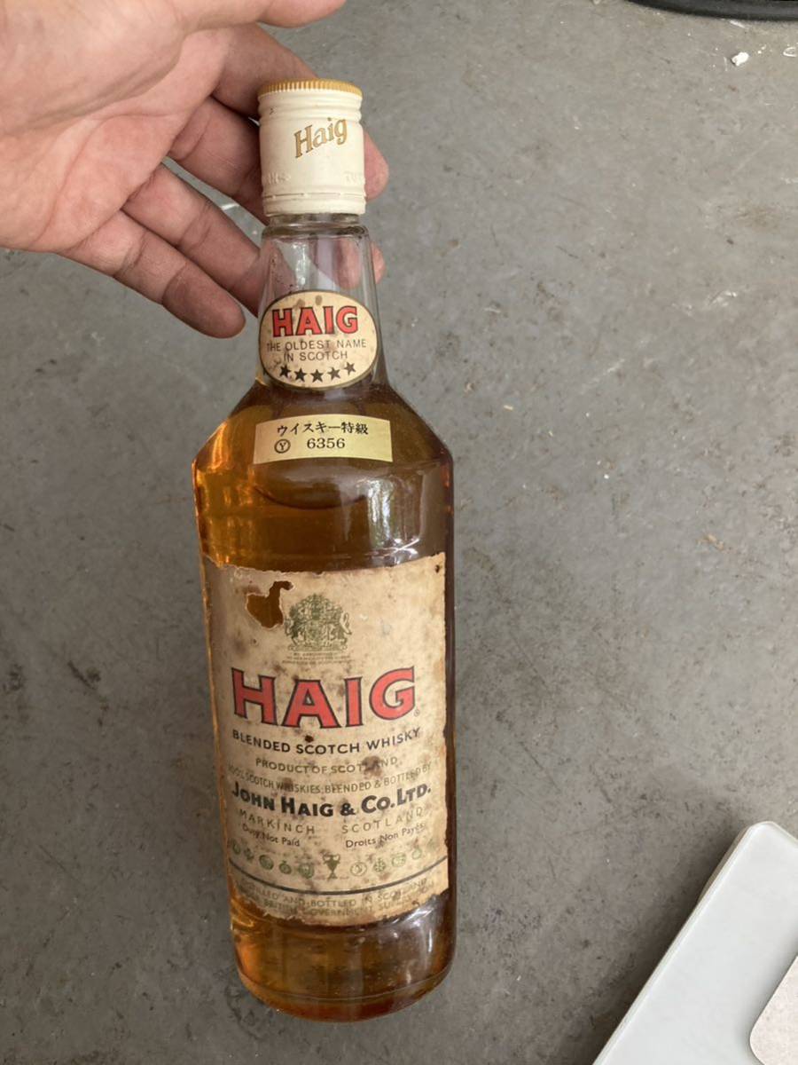 Scotch Whisky HAIG 古酒、箱なし、未開栓 雑貨】 古酒 未開栓 HAIG ヘイグ スコッチ・ウイスキー 特級 760ml