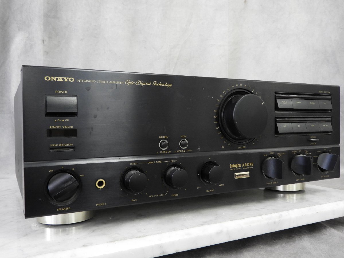 ONKYO Integra A-817XG プリメインアンプ 整備済 ONKYOオンキョー