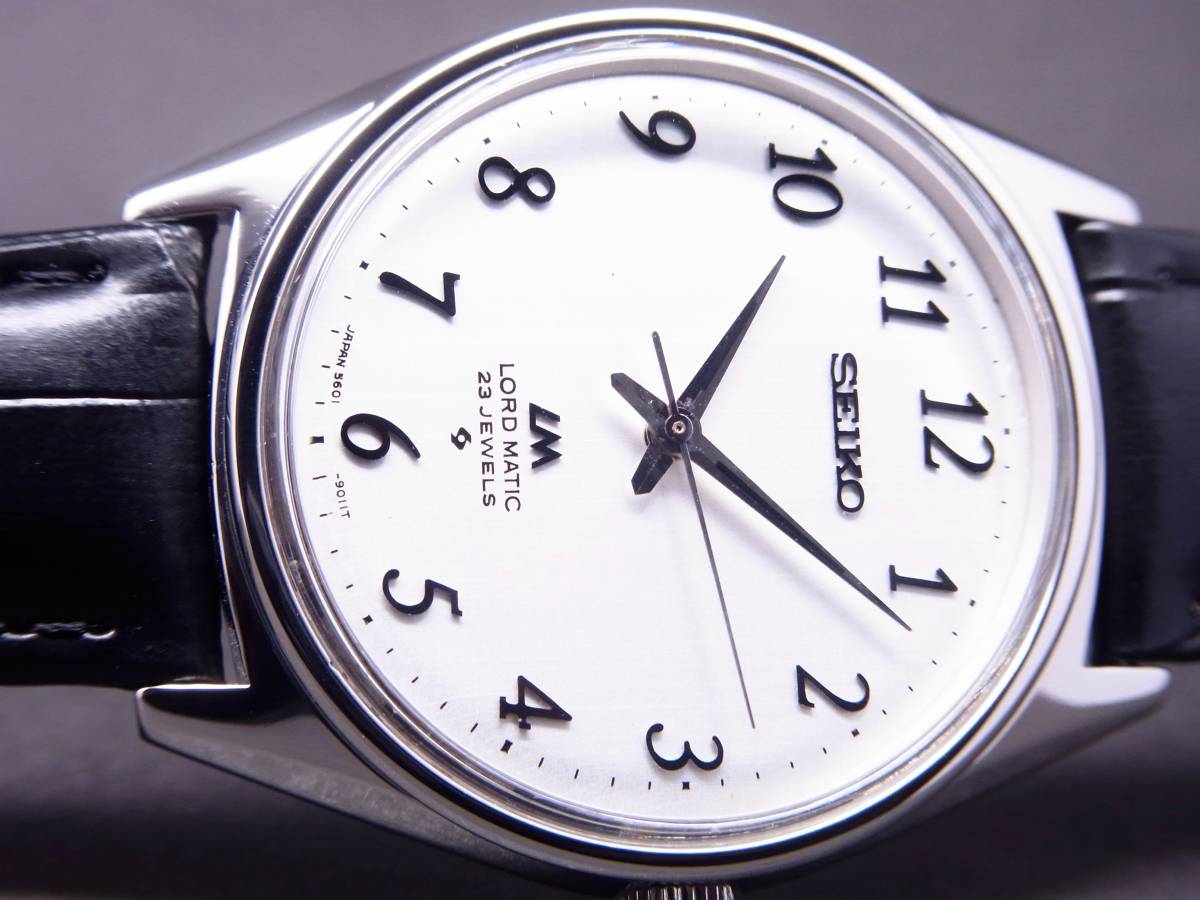 セイコー ロードマチック 23石 絹目全数字 自動巻時計 1972年製 極上 美品！！