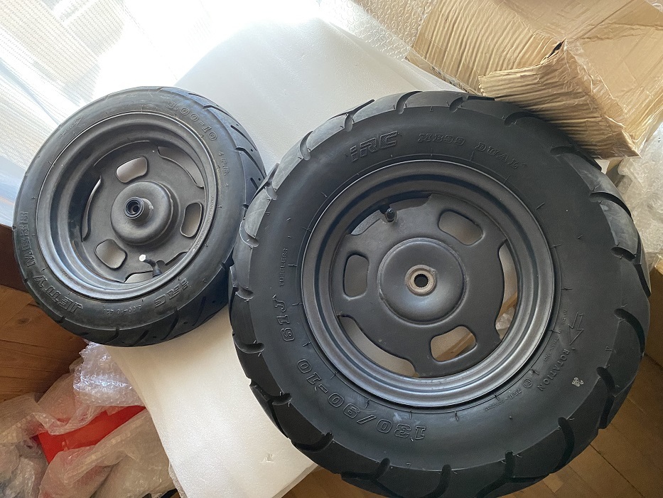 ホンダ ズーマー 純正 フロント リア ホイール 前後 セット AF58