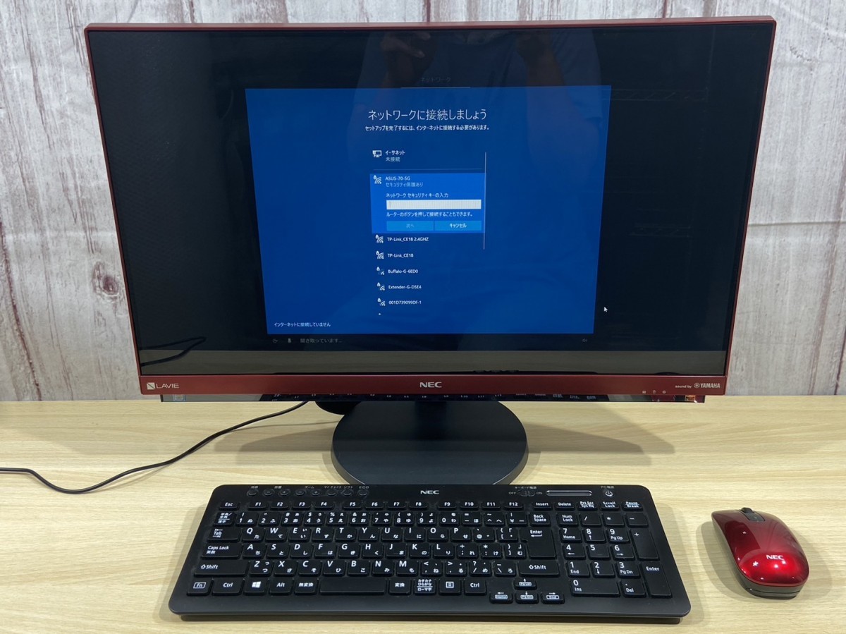 NEC/PC-DA770GAW/i7-7500U/256GB/8GB/Win11 NEC LAVIE Desk All-in-one