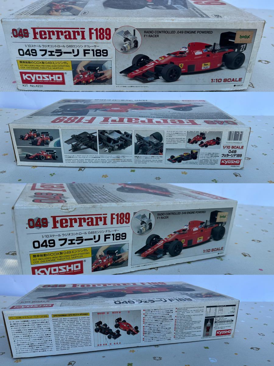KYOSHO 当時物 京商 1/10 SCALE UKA エンジン式 フェラーリ F189 049