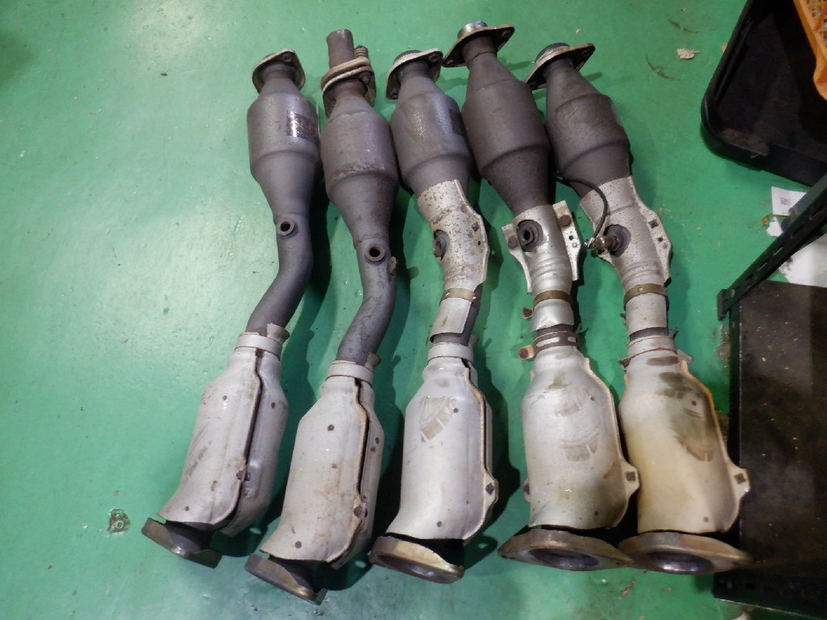 日産　ショクバイ　５本セット　9U　ＨＲ15　触媒　フロントマフラー　コア用　ロジウム/パラジウム　棚落ち無し　23090507