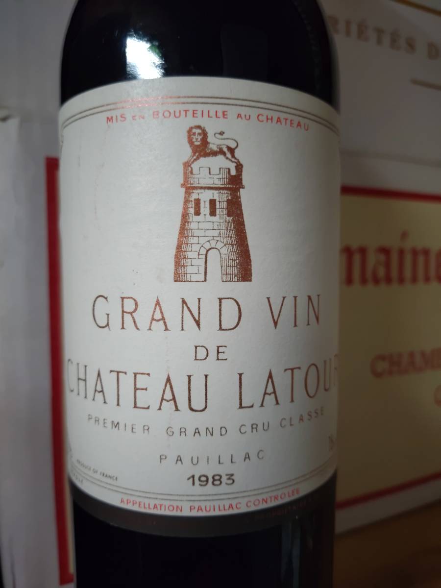 シャトー・ラトゥール 1983.750ml.Ch.Latour 1983.750ml. シャトー