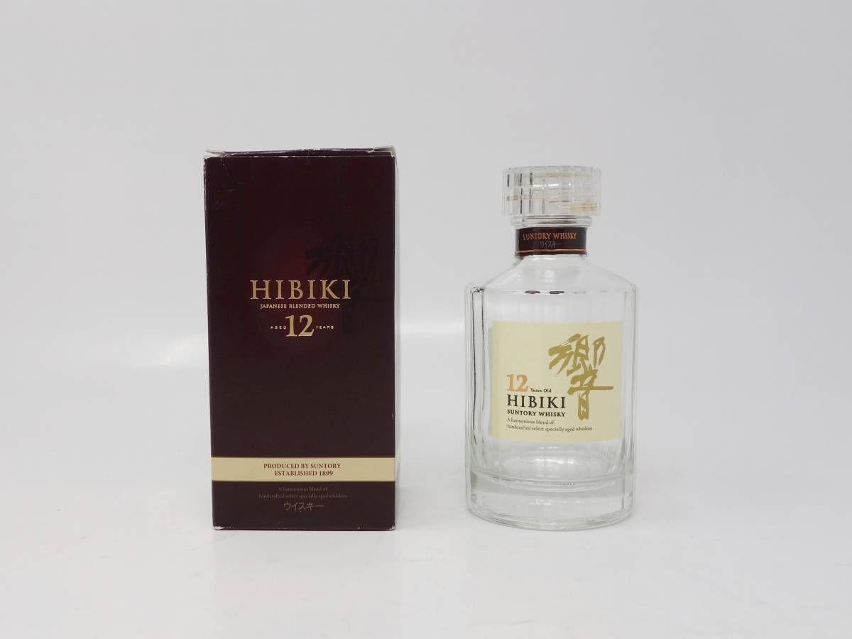 空瓶 SUNTORY サントリーウイスキー 響 12年 180ml 箱入(日本)｜売買 