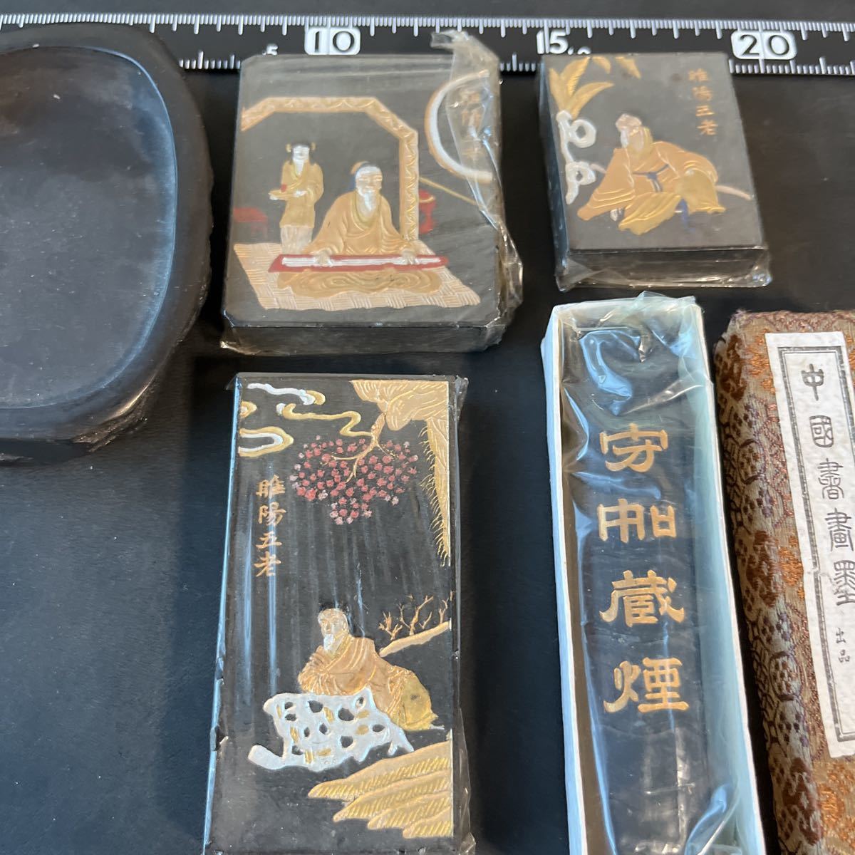 静*●様 希少品　中国　硯　まとめ売り 中国 書道具 硯 墨 まとめて ☆5 【公式通販】