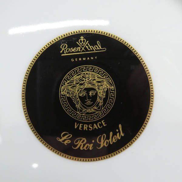 ローゼンタール＆ヴェルサーチ コラボ 飾皿 ル・ロワ・ソレイユ ドイツ製 Roi Soleil Rosenthal Le by VERSACE Porcelain ヴェルサーチ ローゼン