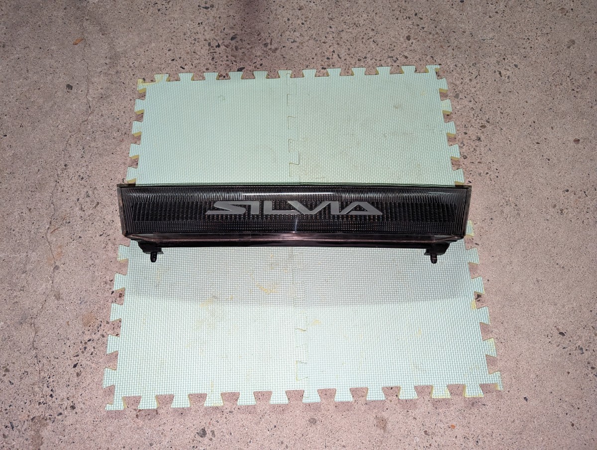 超美品1円スタート] S13 前期 グリル 純正 割れ 色焼けなし 屋内保管