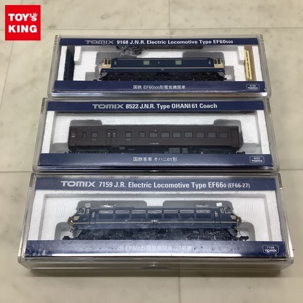 1円〜 TOMIX Nゲージ 9168 国鉄EF60 500形電気機関車 7159 JR EF66 0形