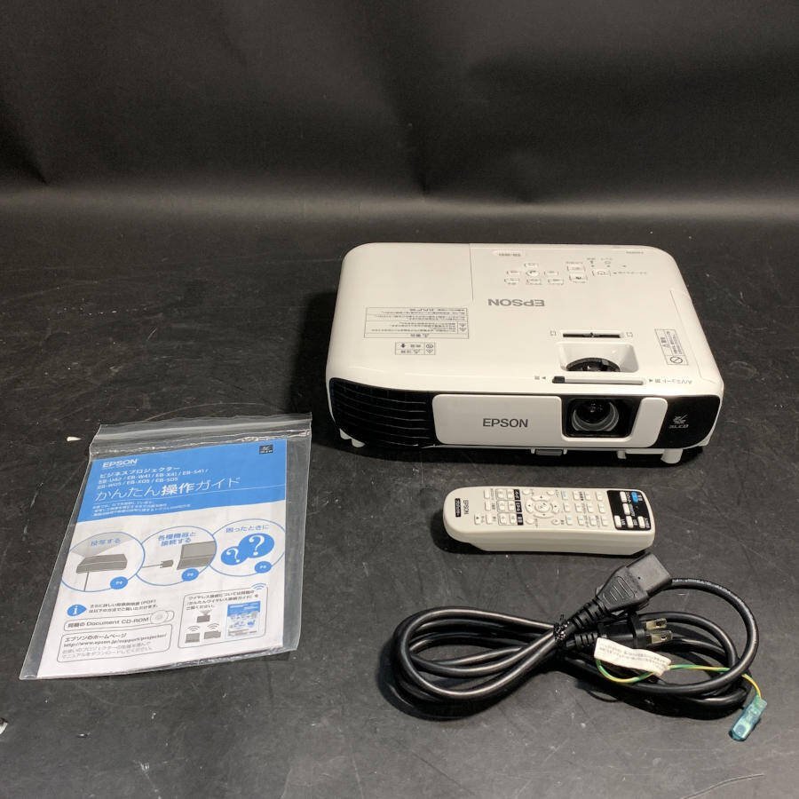 EPSON プロジェクター EB-W41 本体とリモコン EPSON プロジェクターEB-W41