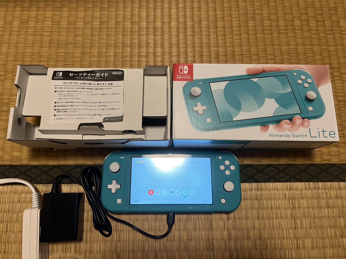 ☆ 任天堂 Nintendo Switch Light ターコイズ 本体 中古美品 ☆ 【公式