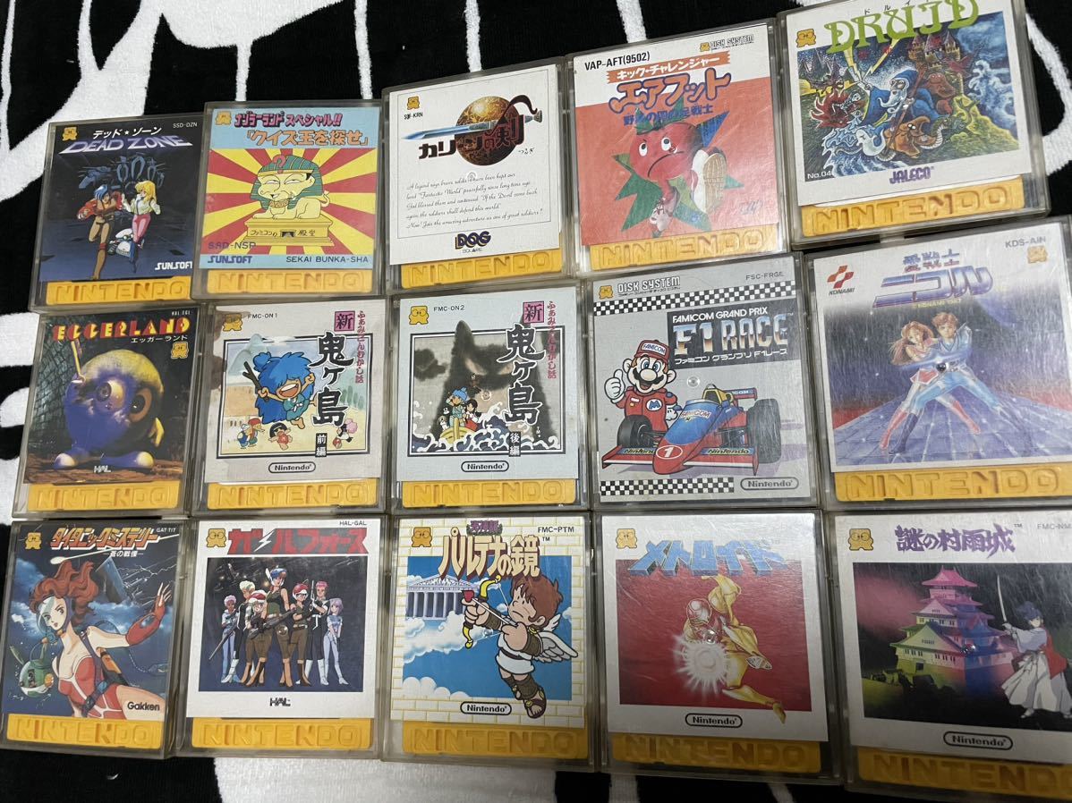 ファミコン　ディスクシステム　ソフト　まとめ売り ファミコン ディスクシステム ソフト まとめ売り 45本 ファミコン