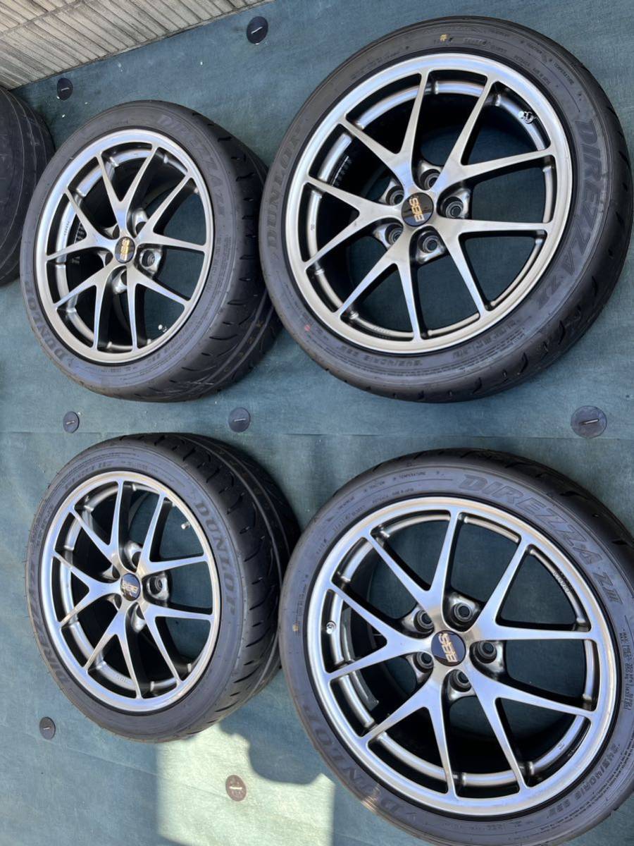 引き取り限定】希少？スバルWRX STI純正BBSホイール／DIREZZA ZⅢ 245  