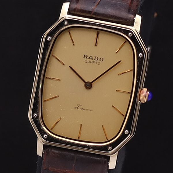 ​【稼動品】RADO ラドー フローレンス 153.3717.4 クォーツ S 1円スタート RADO ラドー フローレンス 153.3715.4 スクエアフェイス