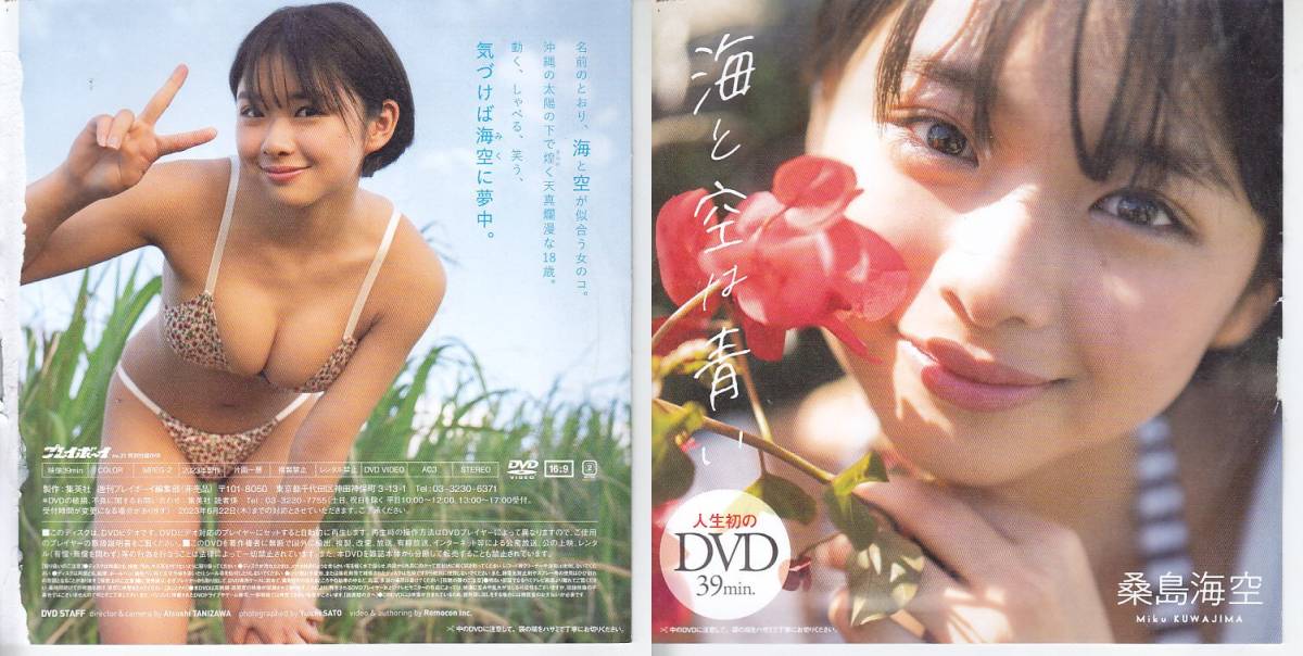 桑島海空 週プレ付録DVD「海と空は青い(未開封)」(か行)｜売買された