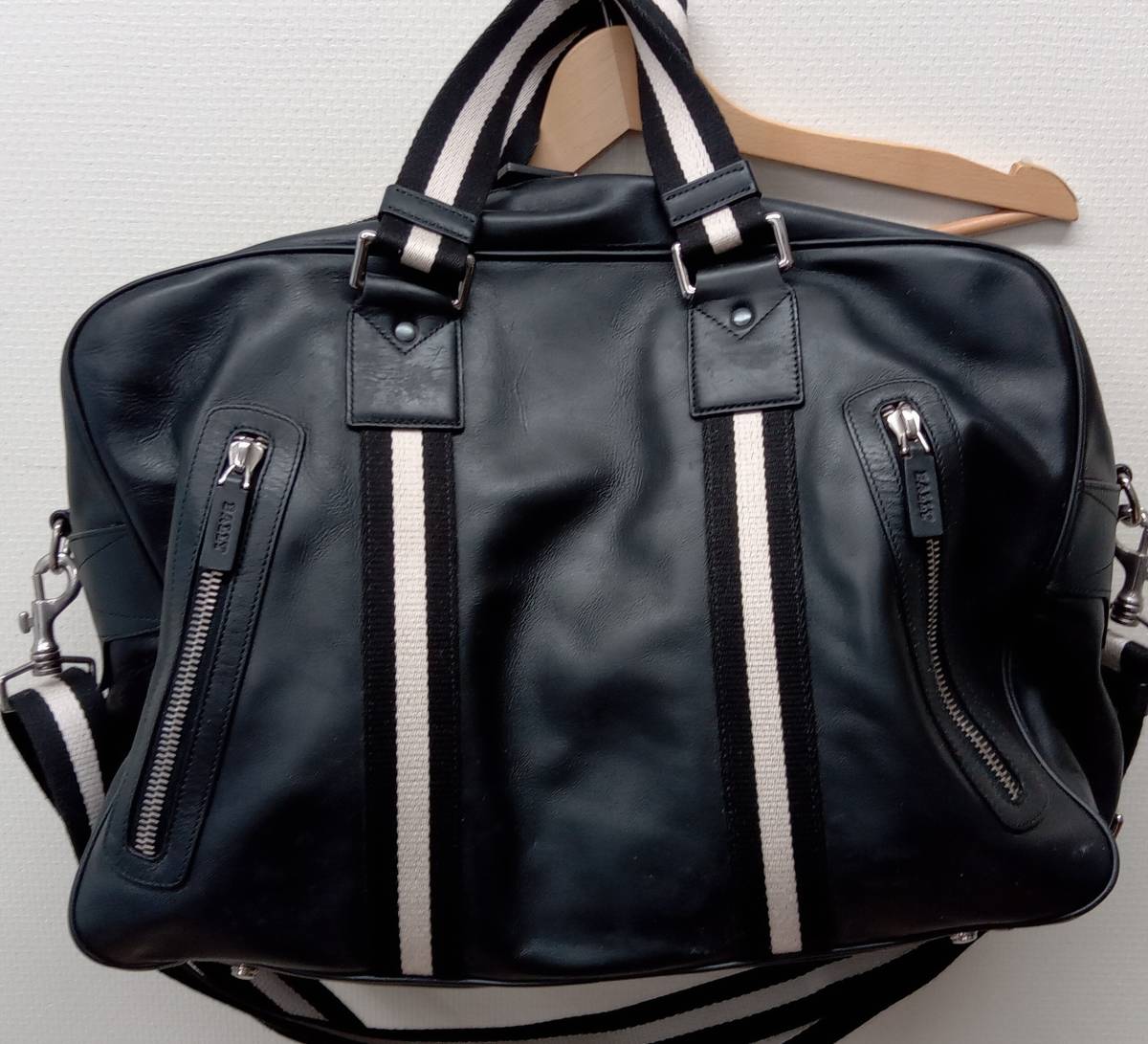 BALLY バリー /ボストンバッグ/レザー /ブラック メンズバッグ