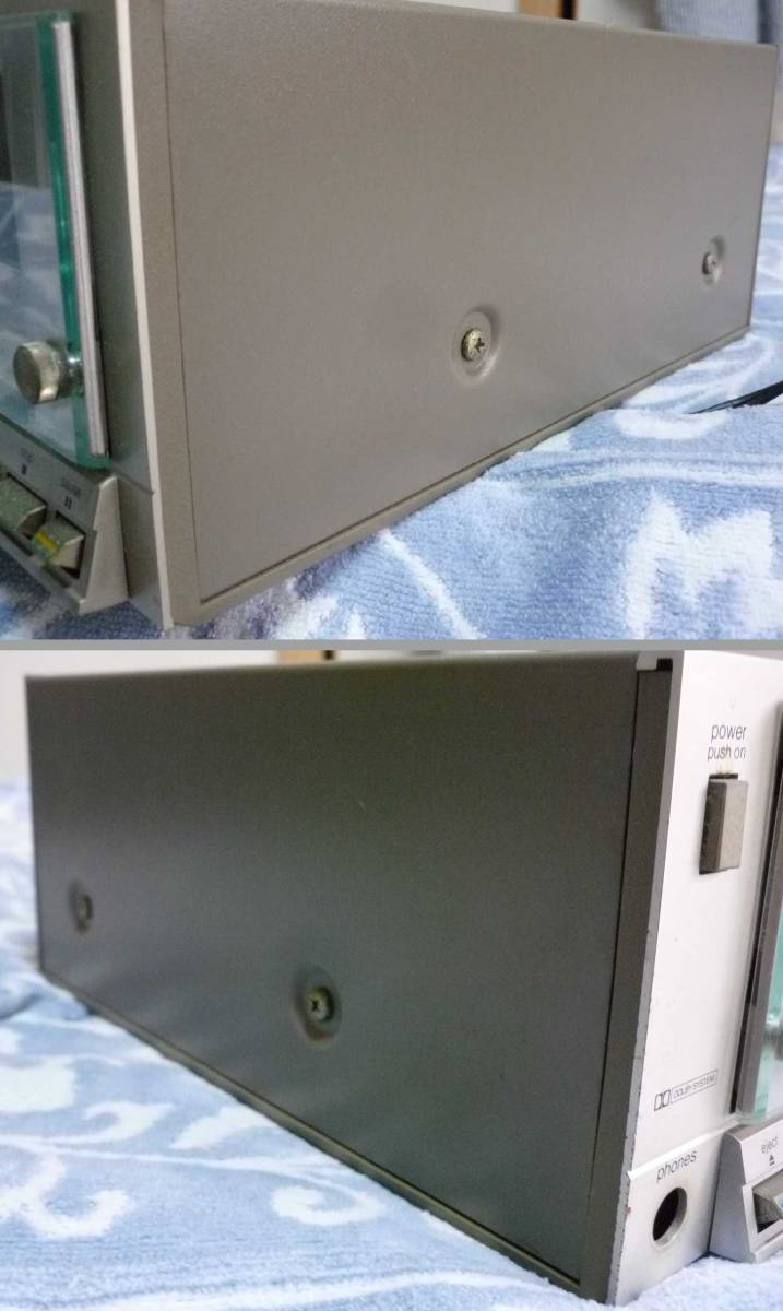 ジャンク品◇Technics カセットデッキ RS-M202 電源入るも動作不良
