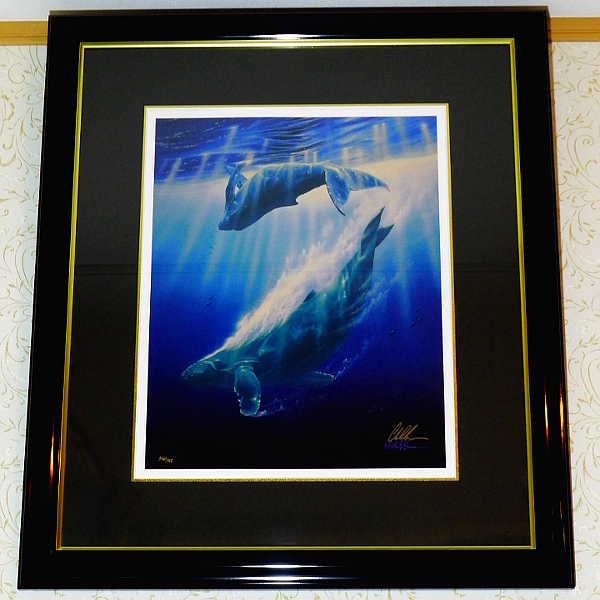 ラッセン版画 「ホエール ソング」 おも 売買されたオークション情報  