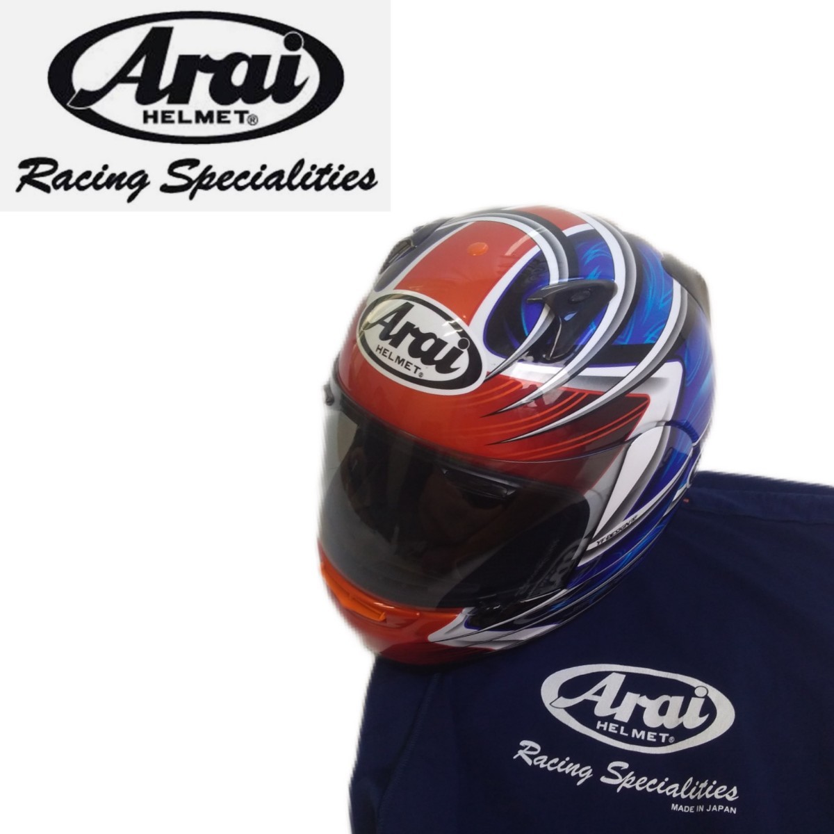 Arai フルフェイス ヘルメット YF DESIGN 極美品 ARAI PROFILE SNELL YF DESIGN フルフェイス ヘルメット メンズ