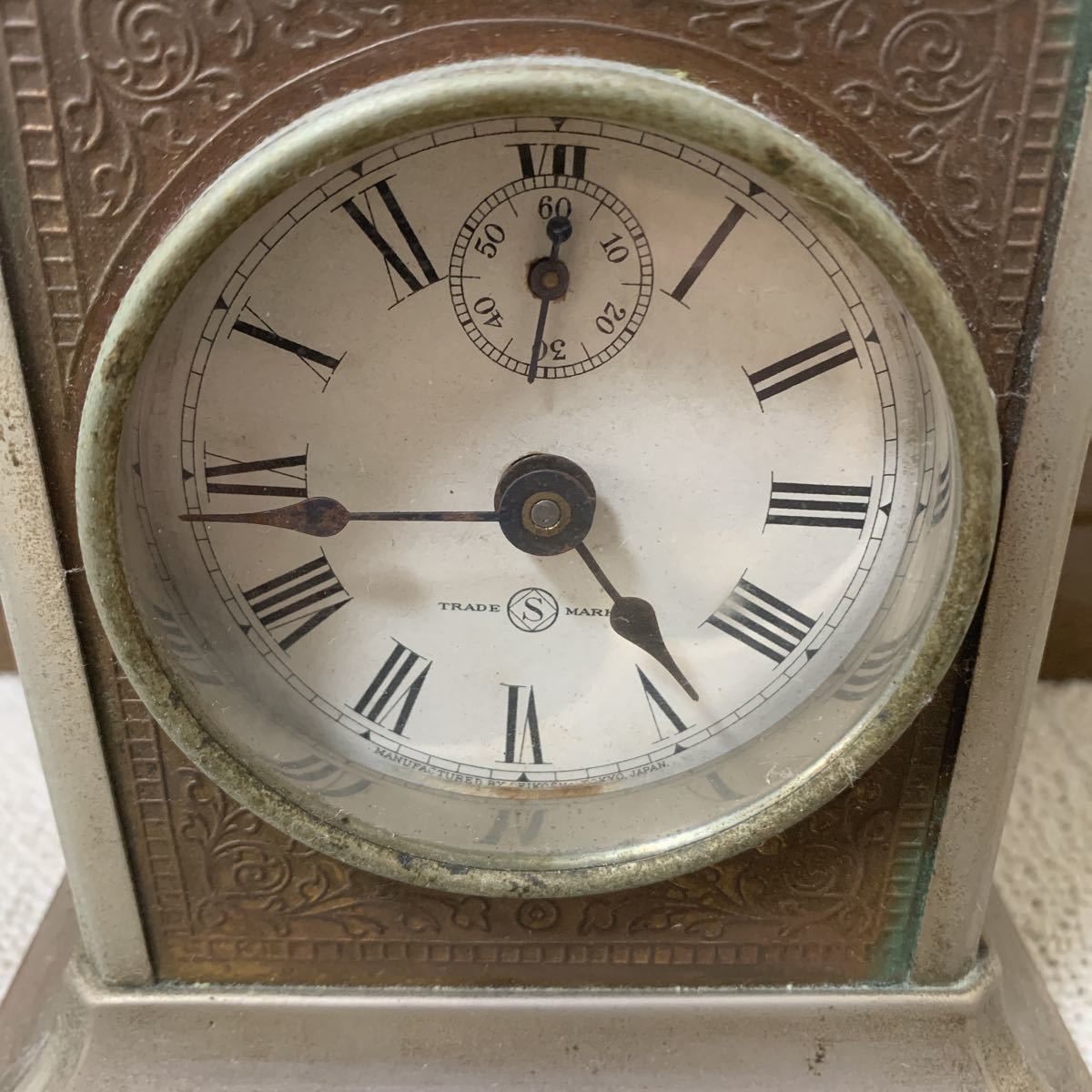 TRADE MARK 置き時計 アンティーク SEIKO TRADE MARK TRADE MARK 置き時計 アンティーク SEIKO TRADE MARK