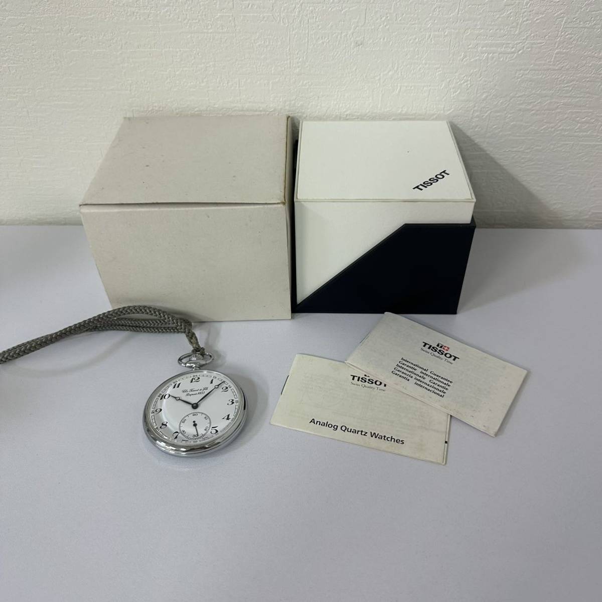 TN0908】TISSOT ティソ TY512281.0 懐中時計 機械式 手巻き シルバー  