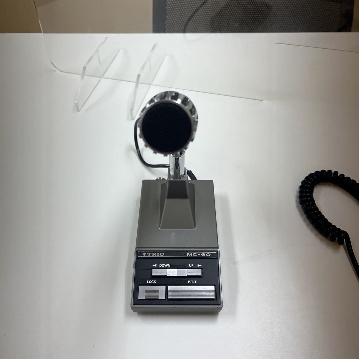 TRIOケンウッド MCー60 8ピン ダイナミック型 中古 スタンドマイク