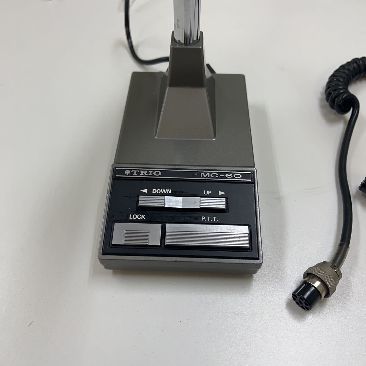 TRIOケンウッド MCー60 8ピン ダイナミック型 中古 スタンドマイク