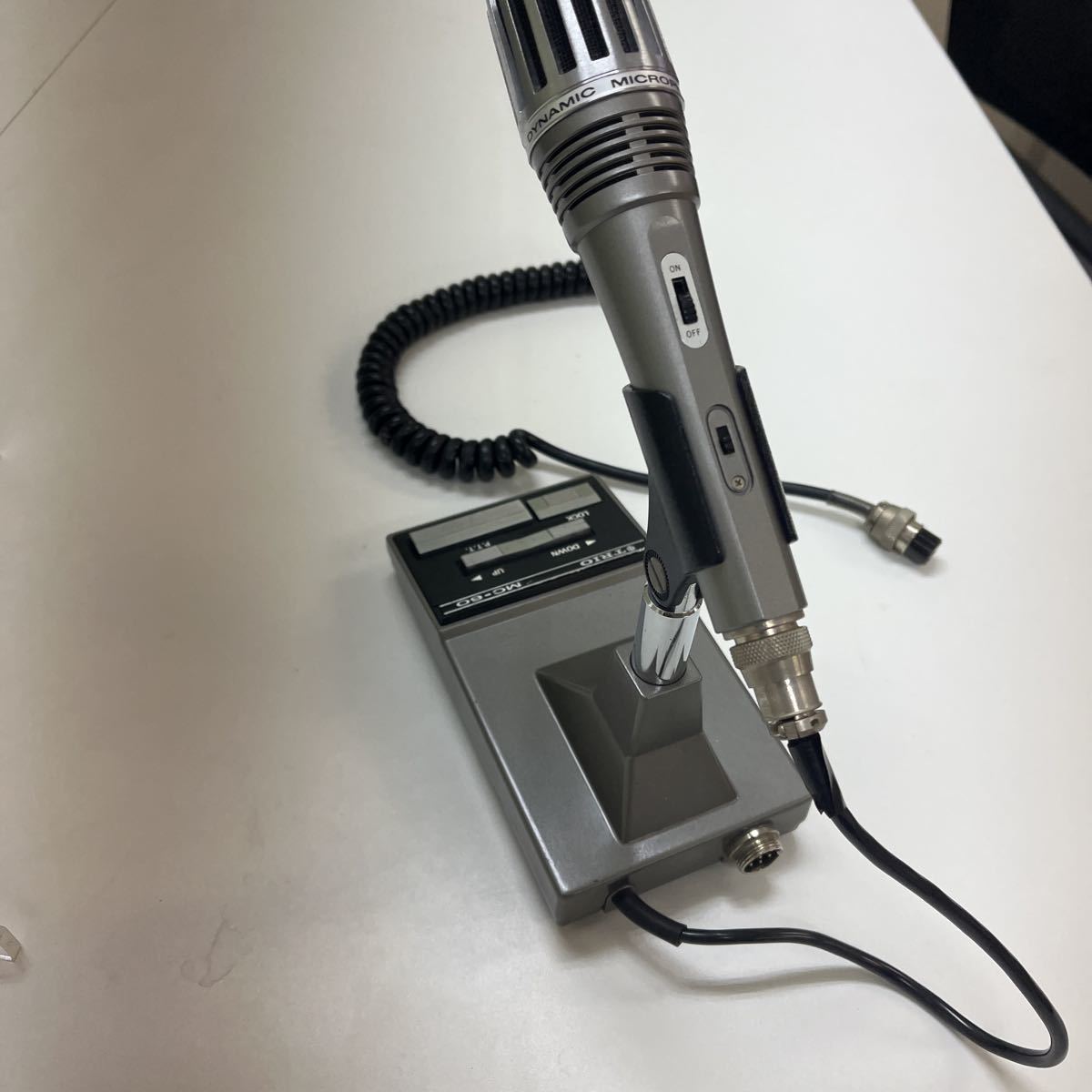 TRIOケンウッド MCー60 8ピン ダイナミック型 中古 スタンドマイク