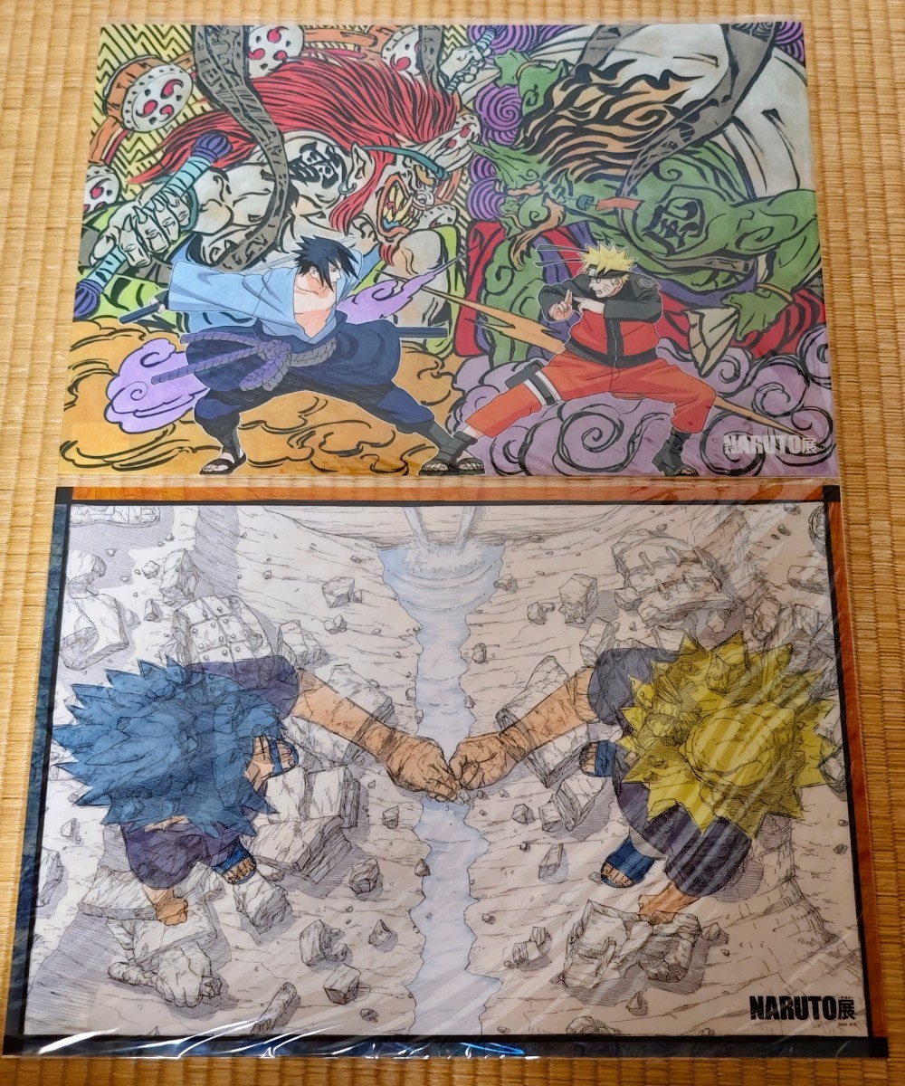 NARUTO展 クリアポスター 少年期群像 原作絵 NARUTO展 クリアポスター