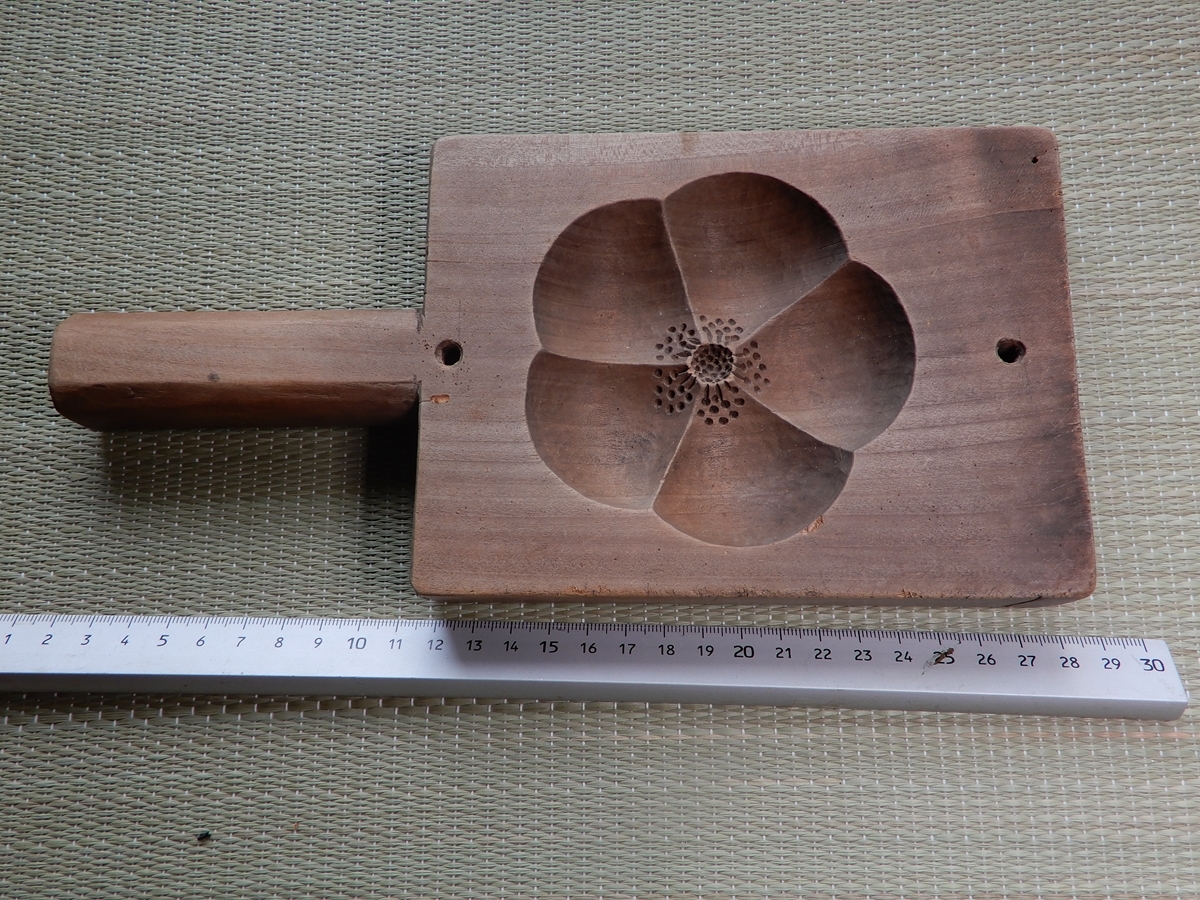 和菓子木型 菓子型 福梅 梅の花 梅(木工、竹工芸)｜売買された  