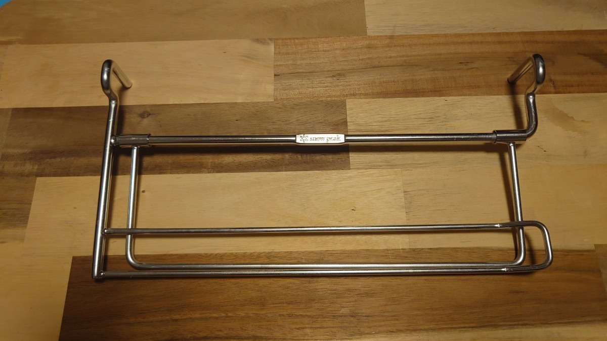 初期モデル・希少品・廃盤 キッチンホルダー ＆ レールジョイント スノーピーク スノーピーク キッチンペーパーホルダー 廃盤品 snowpeak スノーピーク