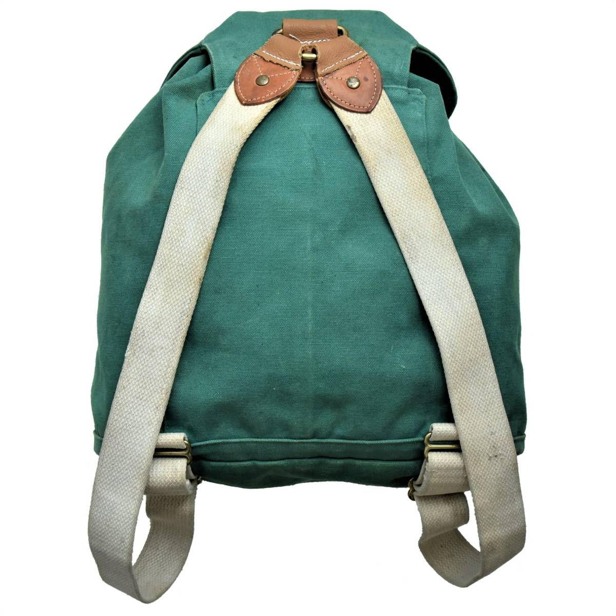 レア！ 雰囲気◎ 80s L.L.Bean コットンキャンバス×レザー バック 