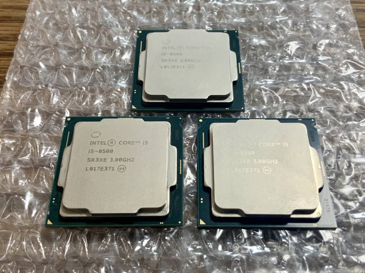 intel corei5 8400 8500 合計3個セット intel corei5 8400 8500 合計3個セット Intel Core i5-8500 3.0 GHz