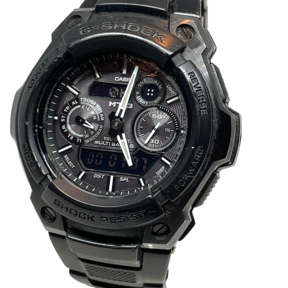 美品 稼働品 CASIO カシオ メンズ腕時計 タフソーラー アナデジ 