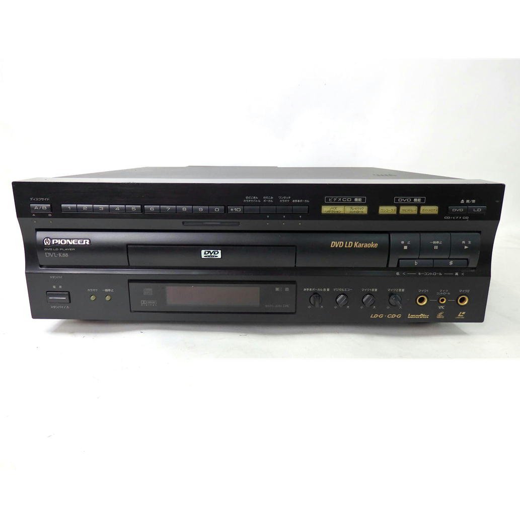 1円【ジャンク】pioneer パイオニア/DVD/LDプレーヤー/DVL-K88/84 映像