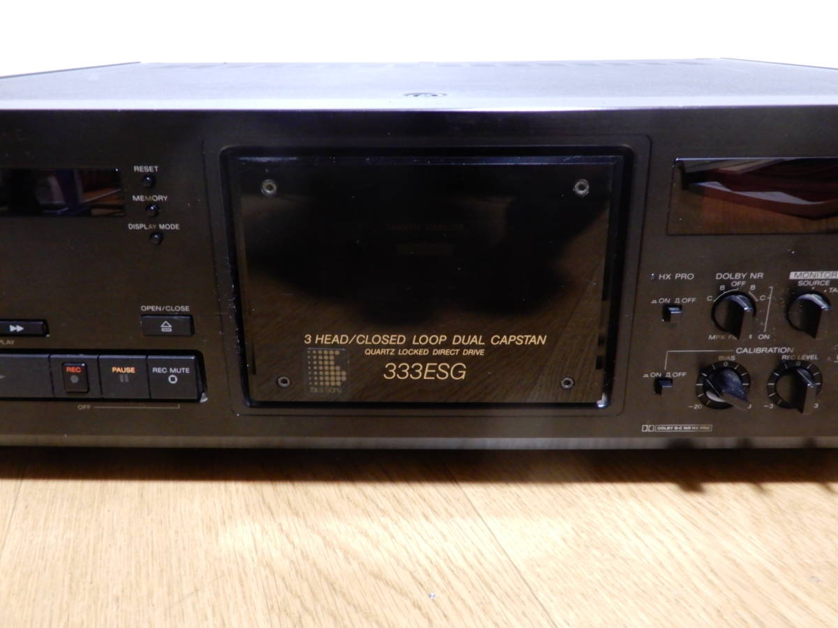 SONY TC-K333ESG 故障品・部品取り品 SONY ソニー TC-K333ESG カセット
