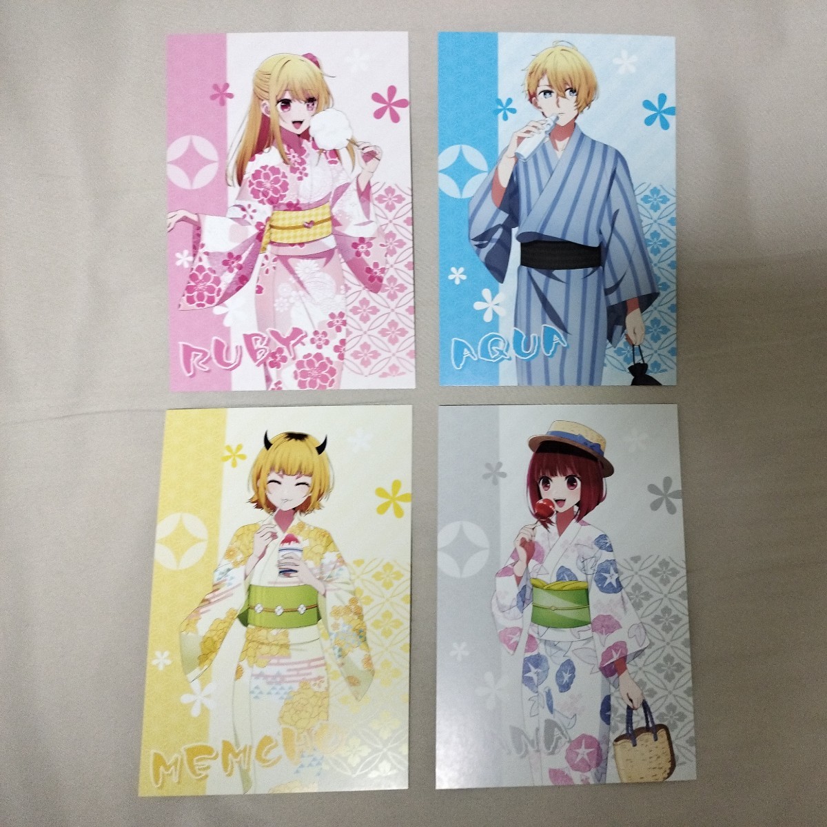 送料無料】推しの子 アニメイト限定フェア 特典 ポストカード 夏祭り  