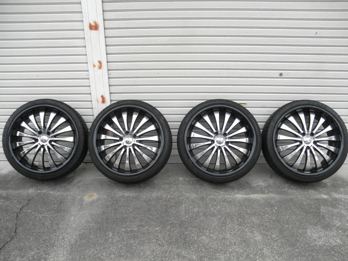 1円スタート！ 20インチホイール 225/35R20 8.5j off＋45 114.3 5穴 