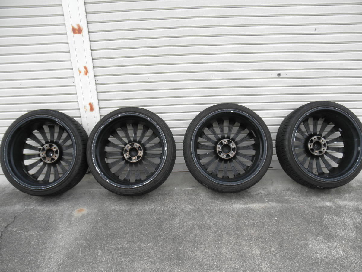 1円スタート！ 20インチホイール 225/35R20 8.5j off＋45 114.3 5穴 