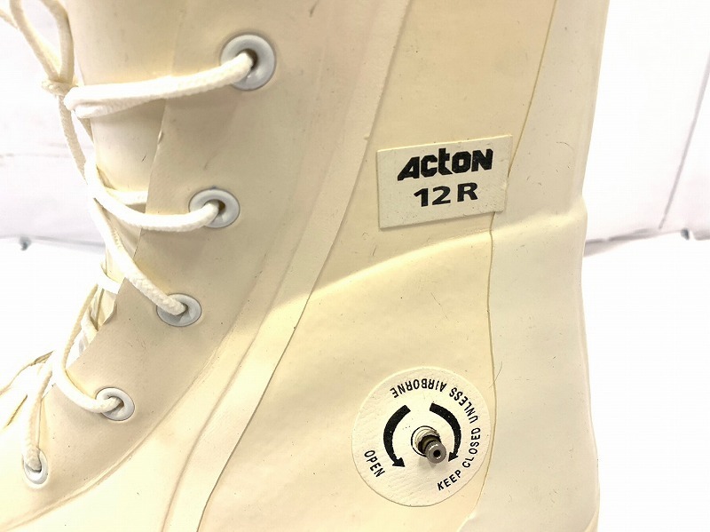 米軍放出品 品 ACTON オーバーブーツ バニーブーツ サイズ12R 100 