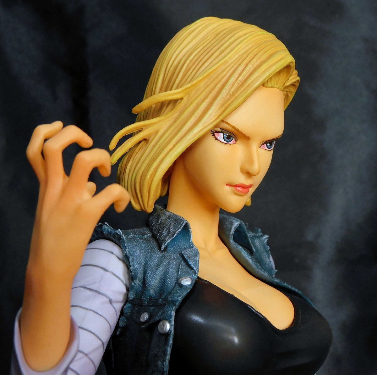 海外限定品 ドラゴンボール 人造人間18号 BLUE Ver. 1/4 47cm 完成品 