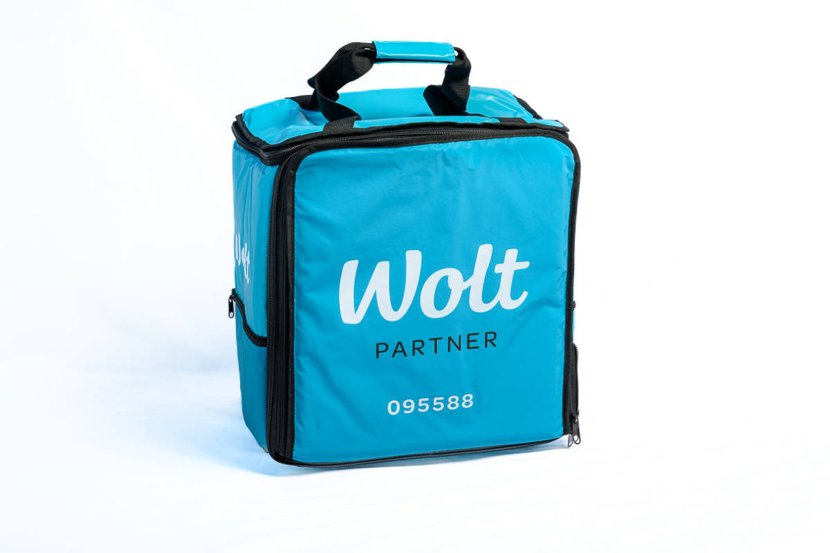 【新品未使用】Woltデリバリーバッグ(自転車・バイク用)