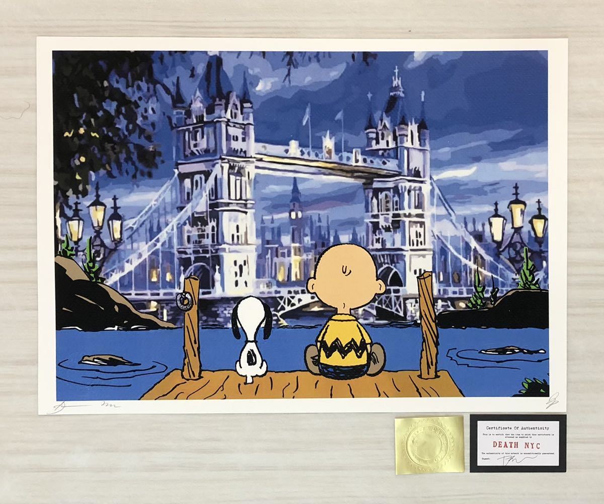 DEATH NYC アートポスター SNOOPY スヌーピー チャーリーブラウン