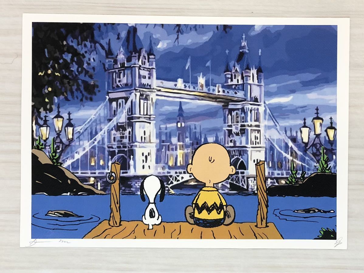 DEATH NYC アートポスター SNOOPY スヌーピー チャーリーブラウン